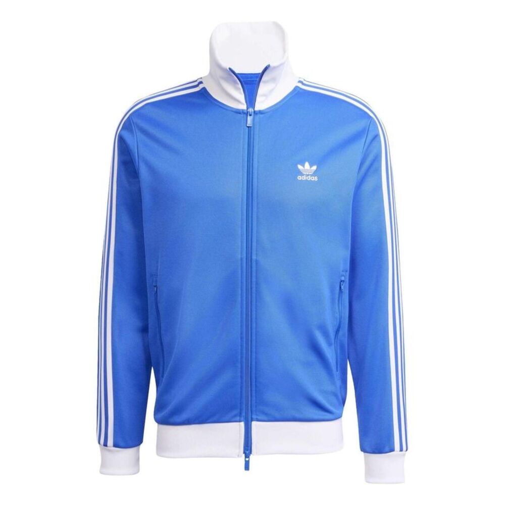 Adidas Mens Adicolor Classics Embroidered Slim Track Top / Blue/White